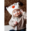 Otis Owl Knit Hat, White - Hats - 2