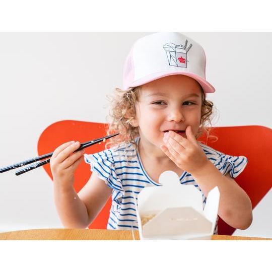Takeout Box Kids Sun Hat, Pink - Hats - 2