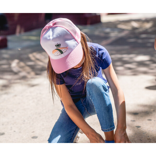 Sushi Kids Sun Hat, Pink - Hats - 3