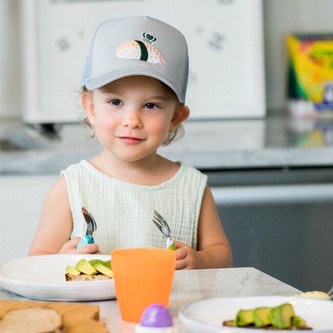 Sushi Sun Hat, Grey - Hats - 4