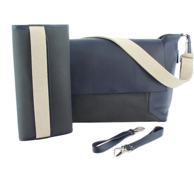 Flap Diaper Bag, Midnight - Diaper Bags - 3