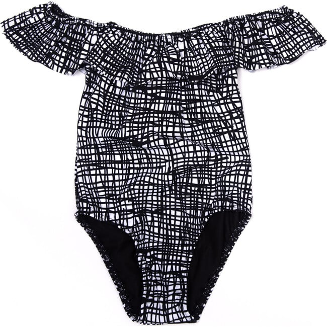 Luna Ruffle One Piece, Tangled Print