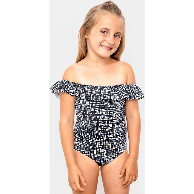 Luna Ruffle One Piece, Tangled Print - One Pieces - 3