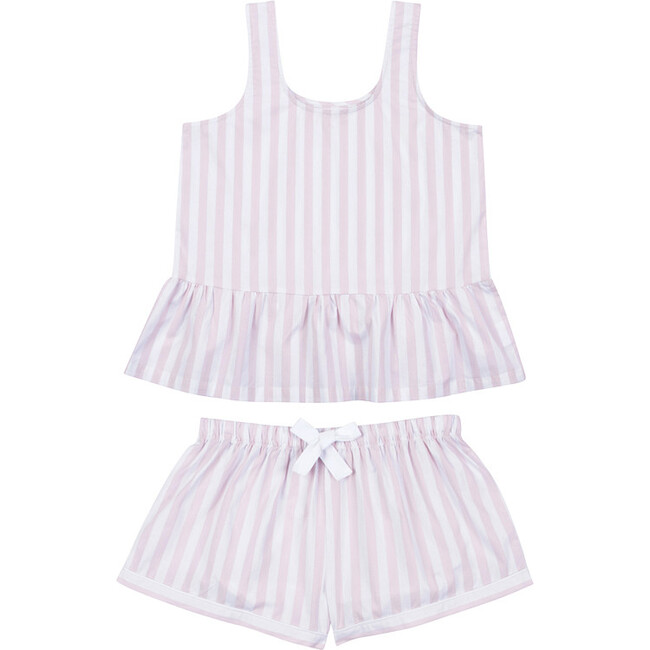 Women's Shirt + Boxer Set, Pink Braddock