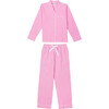 Women's Long Sleeve & Pant Set, Gingham Pink - Pajamas - 1 - thumbnail