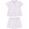 Girl's Braddock Short + Shirt Set, Pink - Pajamas - 1 - thumbnail