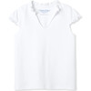 Molly Ruffle Tee, Bright White - Tees - 1 - thumbnail
