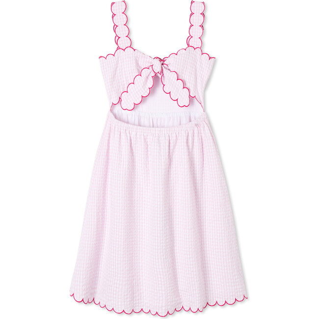 Quinn Dress, Pink Searsucker