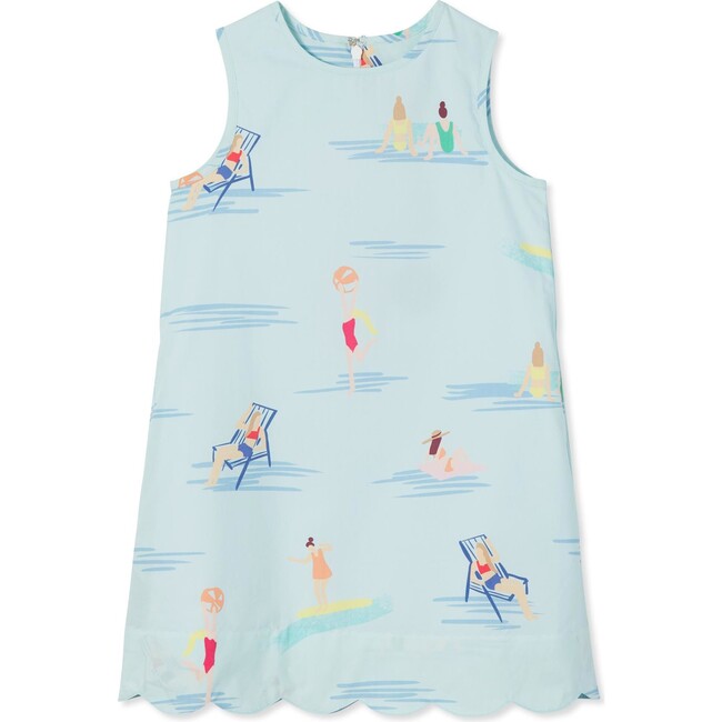 Piper Scallop Dress, Beach Ball Babes print - Dresses - 1