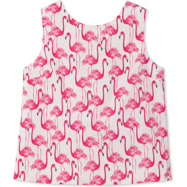 Kingsley Top, Frolic Flamingos Print - Shirts - 2