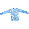 Tie Dye Raglan Shirt, Blue - Tees - 1 - thumbnail
