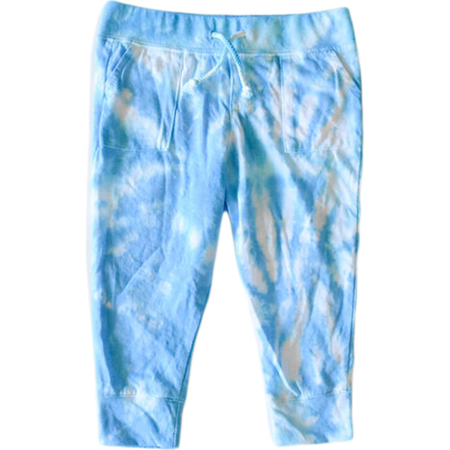 Tie Dye Joggers, Blue - Sweatpants - 1