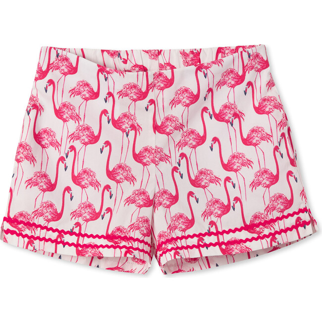 Harper Short, Frolic Flamingos Print - Shorts - 1