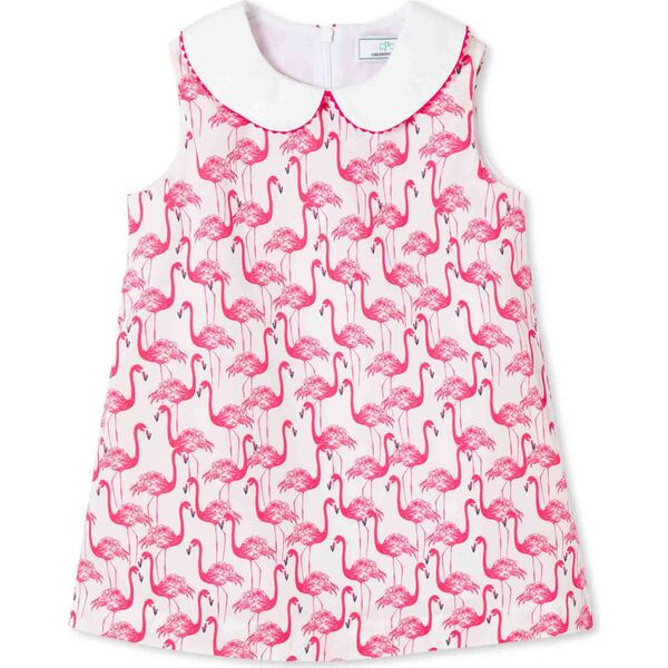 Maddie Dress, Frolic Flamingos Print - Classic Prep Dresses | Maisonette