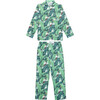 Men's Long Sleeve & Pant Set, Martinique Banana Leaf - Pajamas - 1 - thumbnail