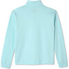 Harrison 1/4 Zip, Turquoise - Sweaters - 2