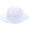 Baby Sun Hat,  White Swiss Dot - Hats - 1 - thumbnail
