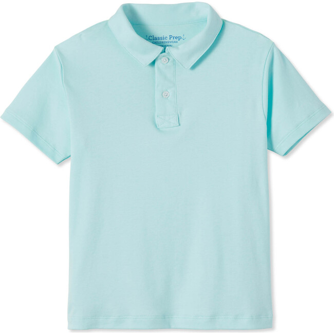 Henry Short Sleeve Polo, Turquoise
