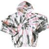 Adult Tie Dye Hoodie, Pink & Olive - Sweatshirts - 1 - thumbnail