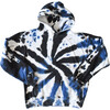 Adult Tie Dye Hoodie, Black & Navy - Sweatshirts - 1 - thumbnail