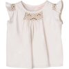 Hana Smocked Top - Cream - Blouses - 1 - thumbnail