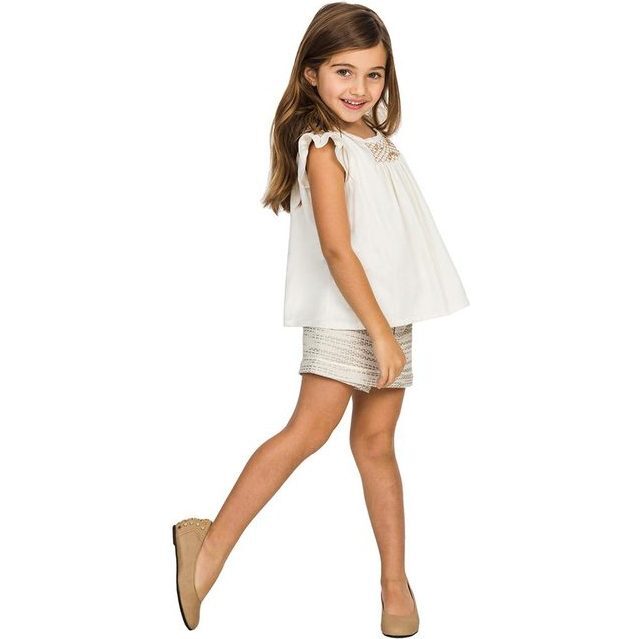 Hana Smocked Top - Cream - Blouses - 3