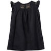 Hana Smocked Dress - Black - Dresses - 2 - thumbnail
