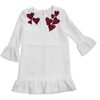 Naya Heart Dress, Winter White - Dresses - 1 - thumbnail