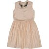 Najma Patch Collar Dress, Pale Blush - Dresses - 1 - thumbnail