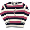 Flamingo Embroidered Stripe Pullover, Multi - Sweaters - 1 - thumbnail