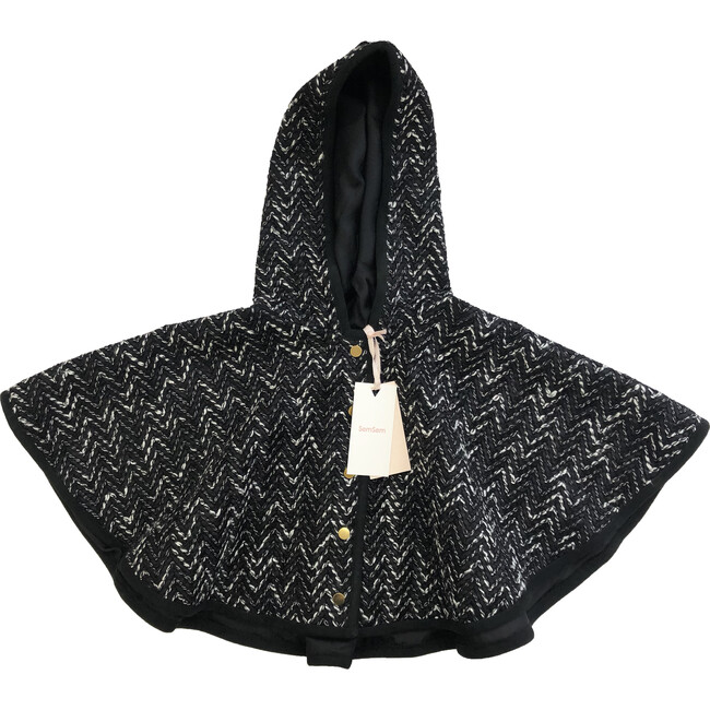 Sameera Cape Jacket, Meteorite - Jackets - 5