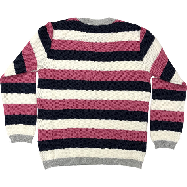 Flamingo Embroidered Stripe Pullover, Multi - Sweaters - 2