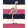 Flamingo Embroidered Stripe Pullover, Multi - Sweaters - 3