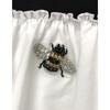 Bee Ruffle Top, White - Blouses - 3