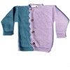 Zig Zag Cardigan Lavender/Teal - Sweaters - 1 - thumbnail