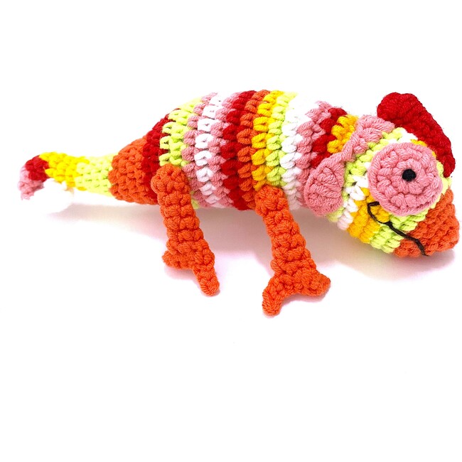 Chameleon Stuffed Knit Toy - Plush - 1