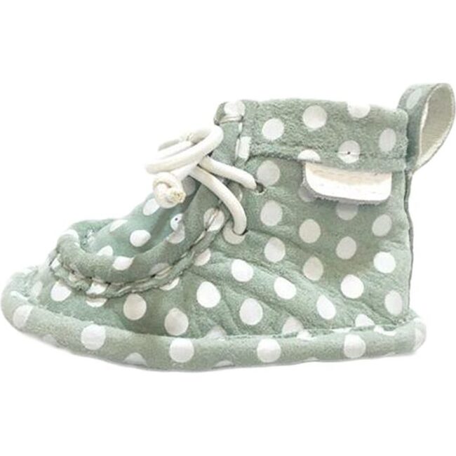 Kaboom! Bebe, Blue Polka - Booties - 1