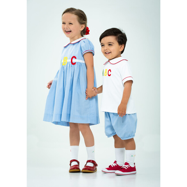 ABC Marisa Peter Pan Dress, Blue - Dresses - 3