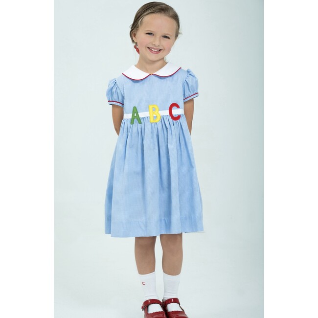 ABC Marisa Peter Pan Dress, Blue - Dresses - 4