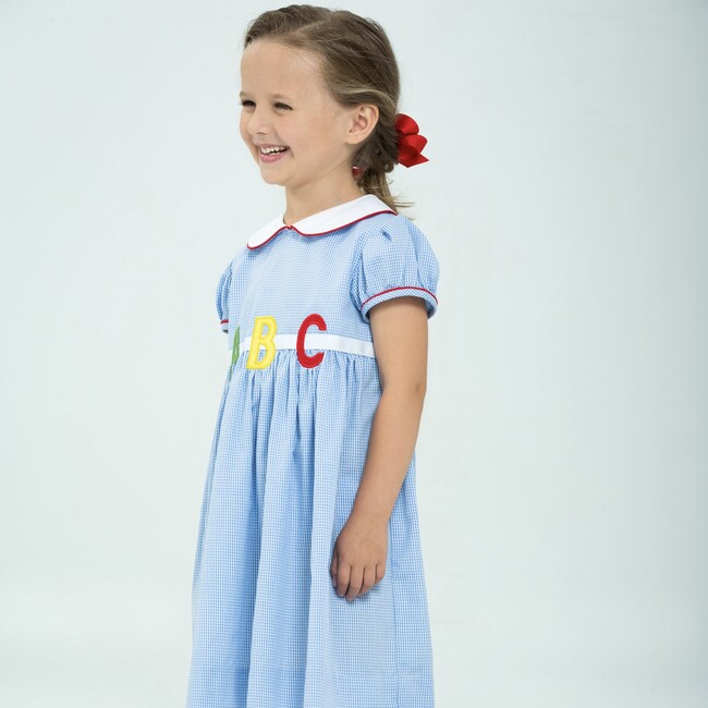 ABC Marisa Peter Pan Dress, Blue - Dresses - 5
