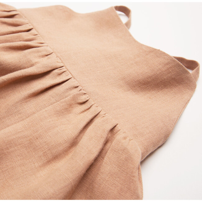 Daisy Chain Dress, Clay Linen - Dresses - 7
