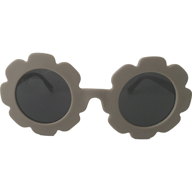 Grey Flower Sunglasses