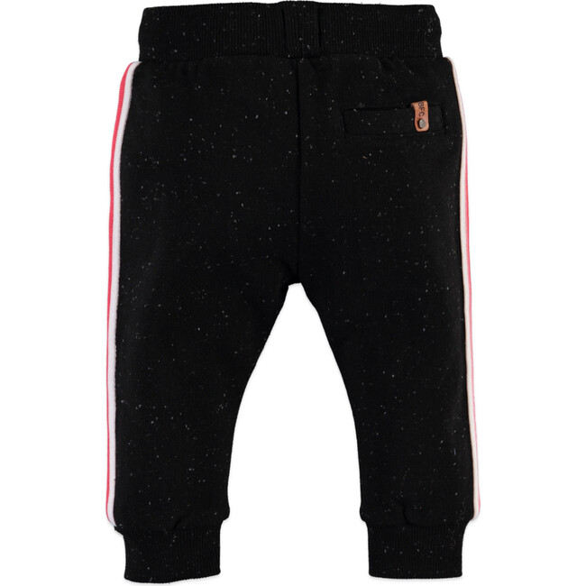 Side Stripe Sweatpants, Black - Sweatpants - 2