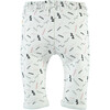 Printed Sweatpants, Crème - Sweatpants - 2