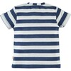 Stripe Short Sleeve Tee, Dutch Blue - Tees - 2