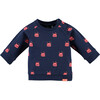 Drums Sweatshirt, Indigo - Sweatshirts - 1 - thumbnail
