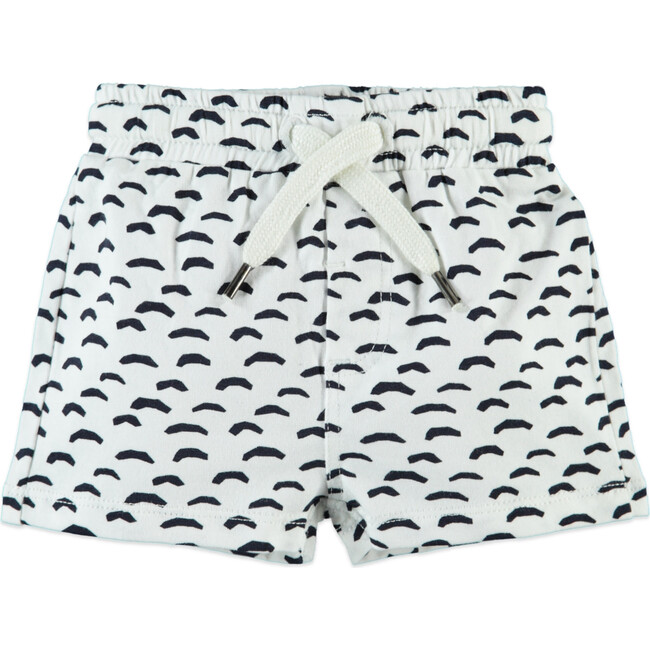Printed Shorts, Off White - Shorts - 1