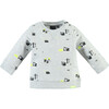 Little Houses Sweatshirt, Light Grey Melee - Sweatshirts - 1 - thumbnail