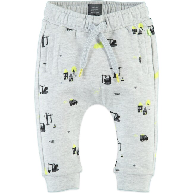 Little Houses Sweatpants, Light Grey Melee - Sweatpants - 1