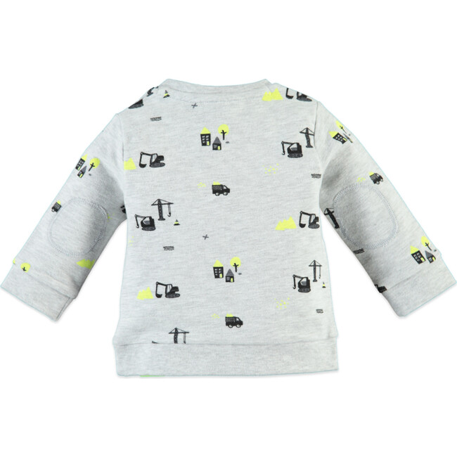 Little Houses Sweatshirt, Light Grey Melee - Sweatshirts - 2